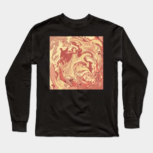 Marmoleado Gaman Long Sleeve T-Shirt by Pahu Design